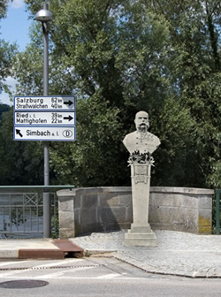 Fotomontage Kaiserbüste